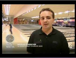 Reportage sur le bowling à Télématin (William Leymergie) sur France 2 avec Aurélie Gauton, Marcelle Bormans, Yoan Alix, Nicolas Forestier, Patrick Hunter.